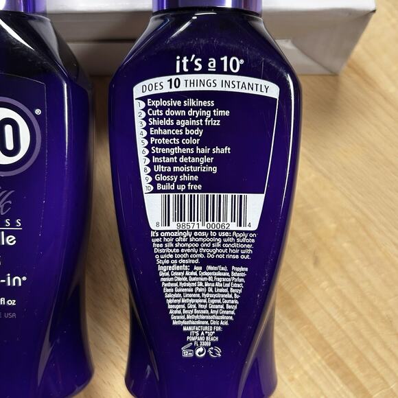 BundIe Of 3 ! It’s a 10 : 4oz : Silk Express Miracle Silk Leave-In / Shine Spray - Picture 3 of 8